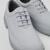 Camper Zapatos De Vestir | Zapato De Piel Gris Para Mujer