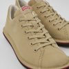 Camper Zapatos Casual | Zapato De Piel Beige Para Hombre