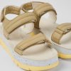 Camper Sandalias | Sandalias Beige De Piel Para Mujer