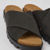 Camper Sandalias | Sandalias Grises De Algodon Reciclado Para Mujer