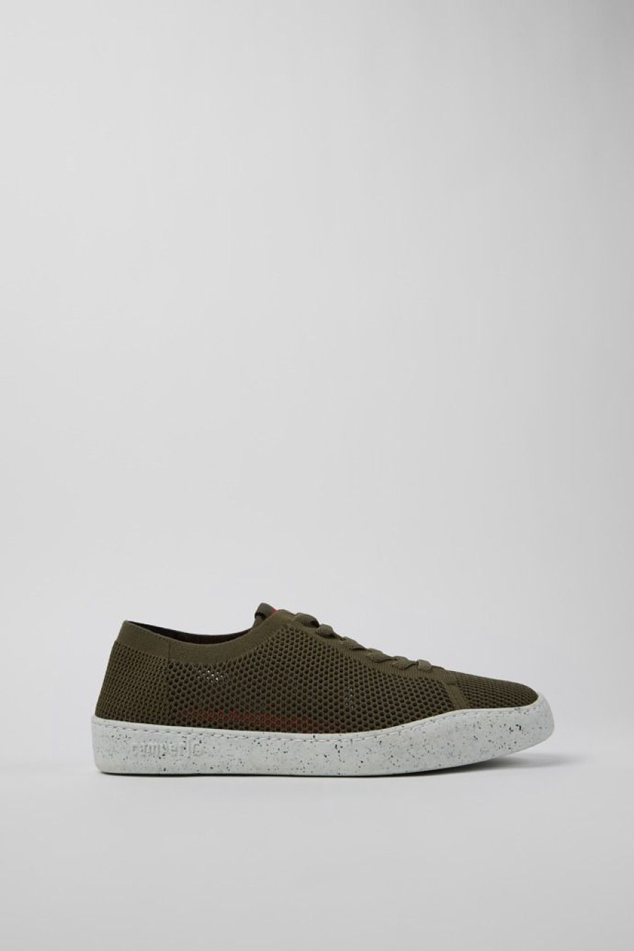 Camper Zapatillas | Sneakers Verdes De Tejido Para Hombre