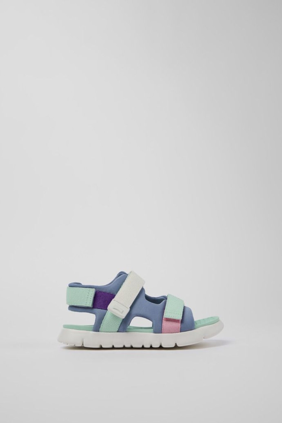 Camper Sandalias | Sandalia De Tejido Multicolor Con Dos Tiras