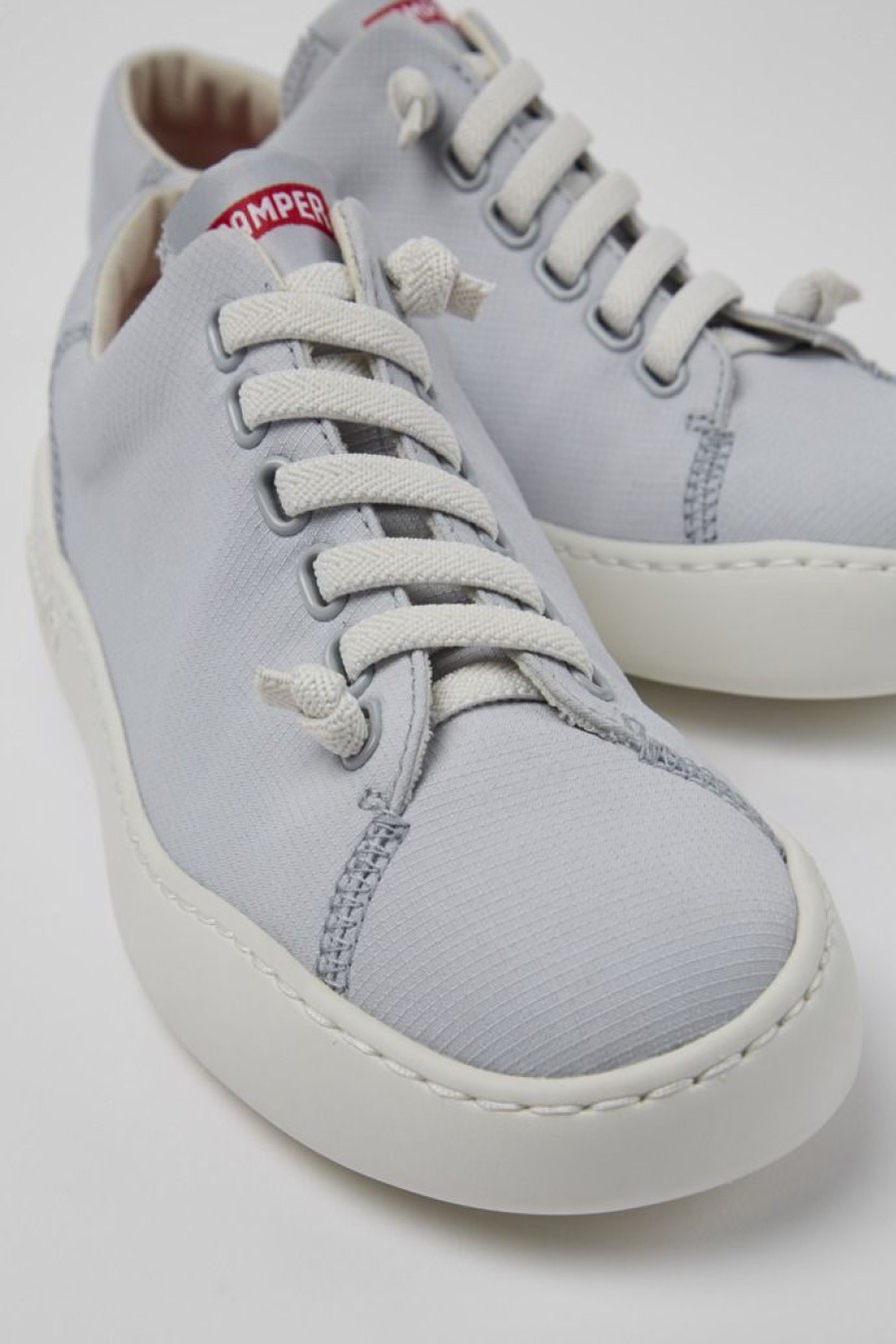 Camper Zapatillas | Sneaker De Tejido Gris Para Mujer