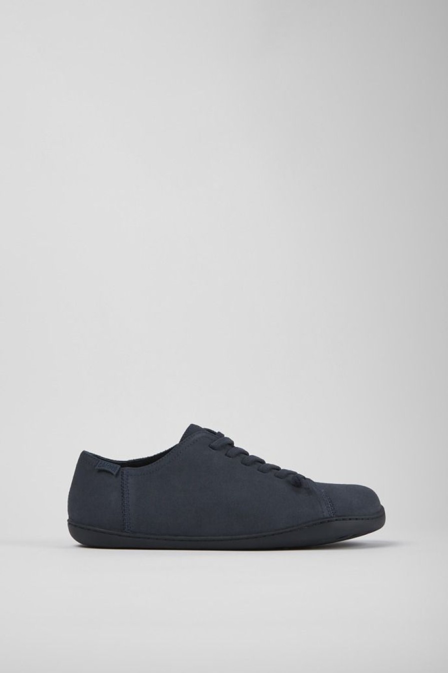 Camper Zapatos Casual | Zapatos Azules De Nobuk Para Hombre