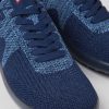 Camper Zapatillas | Sneakers Azules De Tejido Para Hombre