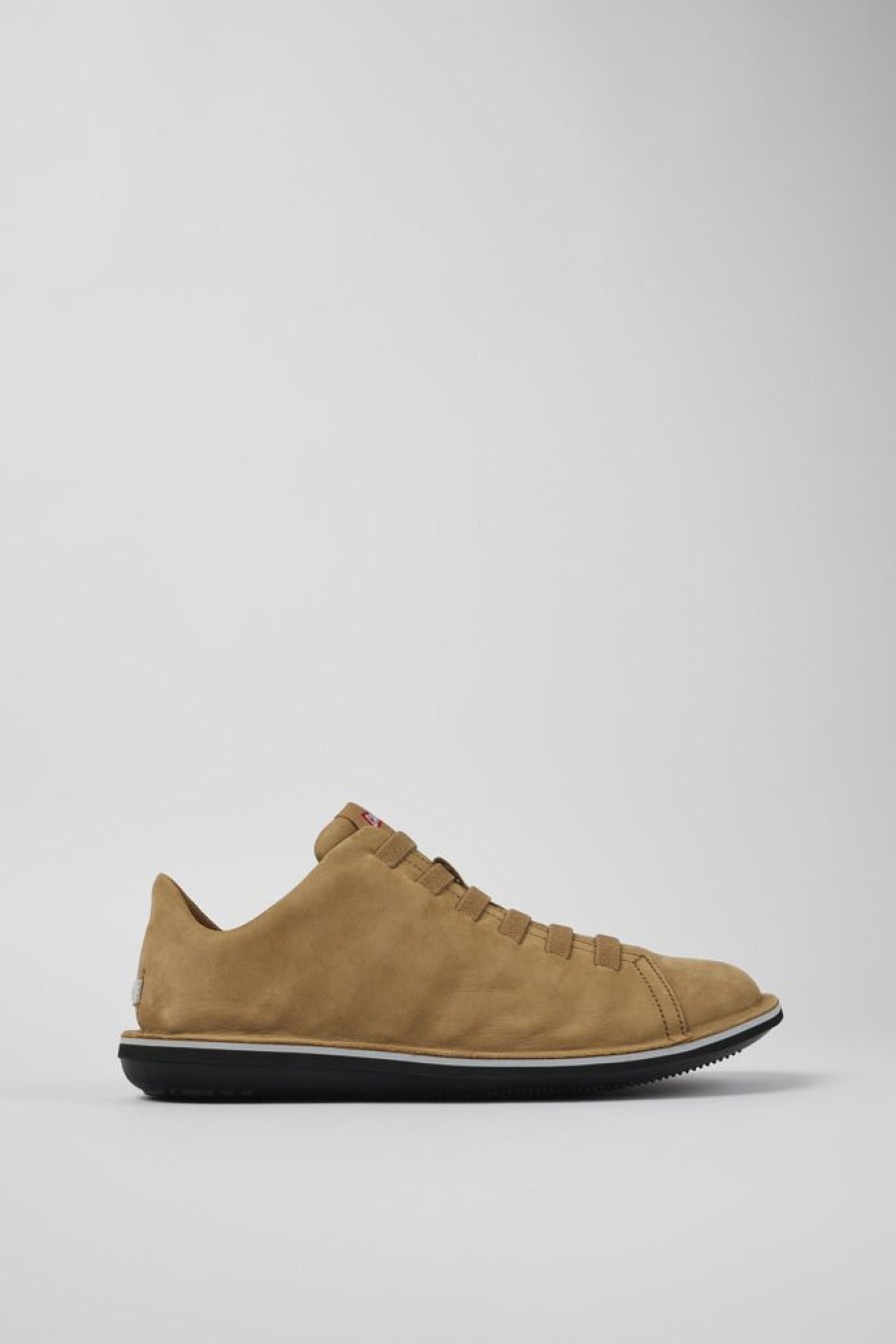 Camper Zapatos Casual | Sneaker Baja De Nobuk Marron Para Hombre