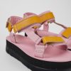 Camper Sandalias | Sandalia De Piel Multicolor Para Mujer