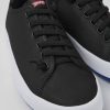 Camper Zapatillas | Zapatos Negros De Tejido Para Hombre