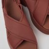 Camper Sandalias | Sandalia Con Tira Cruzada De Tejido Para Mujer