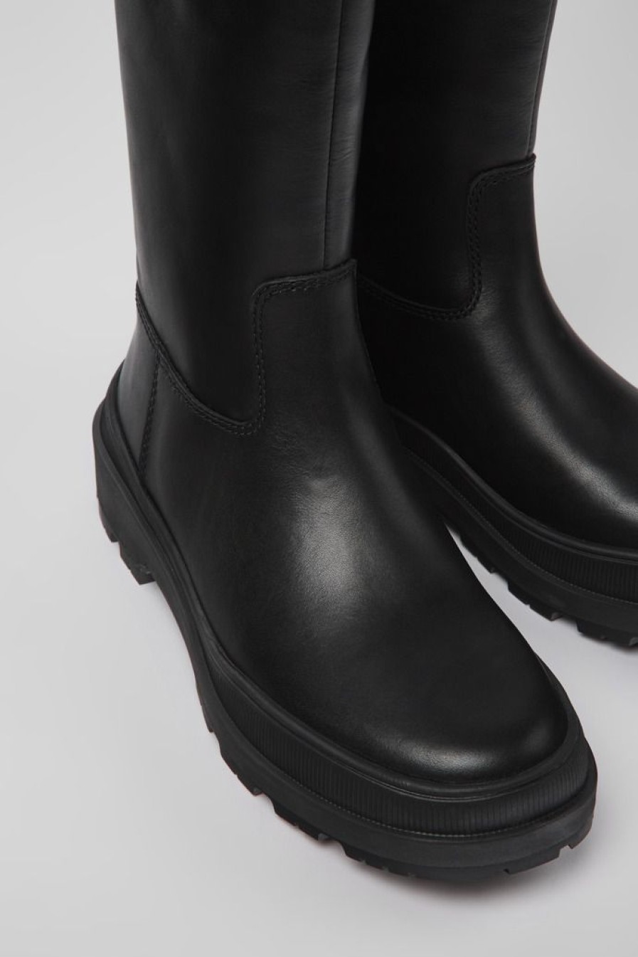 Camper Botas | Botas Negras De Piel Para Mujer