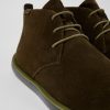 Camper Zapatos De Vestir | Bota Safari De Nobuk Verde Para Hombre