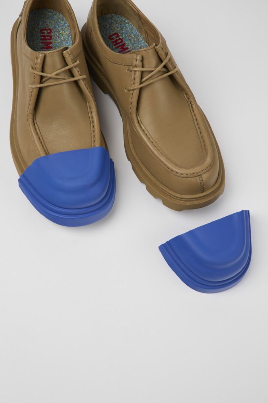 Camper Junction Toe Caps | Puntera De Bota Sintetica Azul