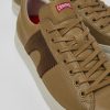 Camper Zapatillas | Sneaker De Piel Marron Para Hombre