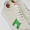 Camper Zapatillas | Sneaker De Piel Blanca Para Hombre