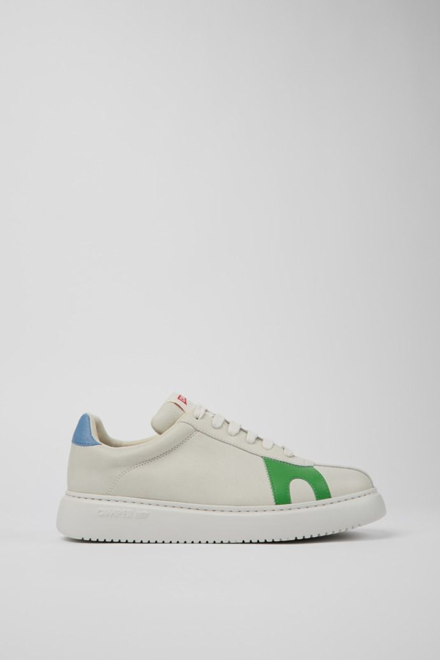 Camper Zapatillas | Sneaker De Piel Blanca Para Hombre