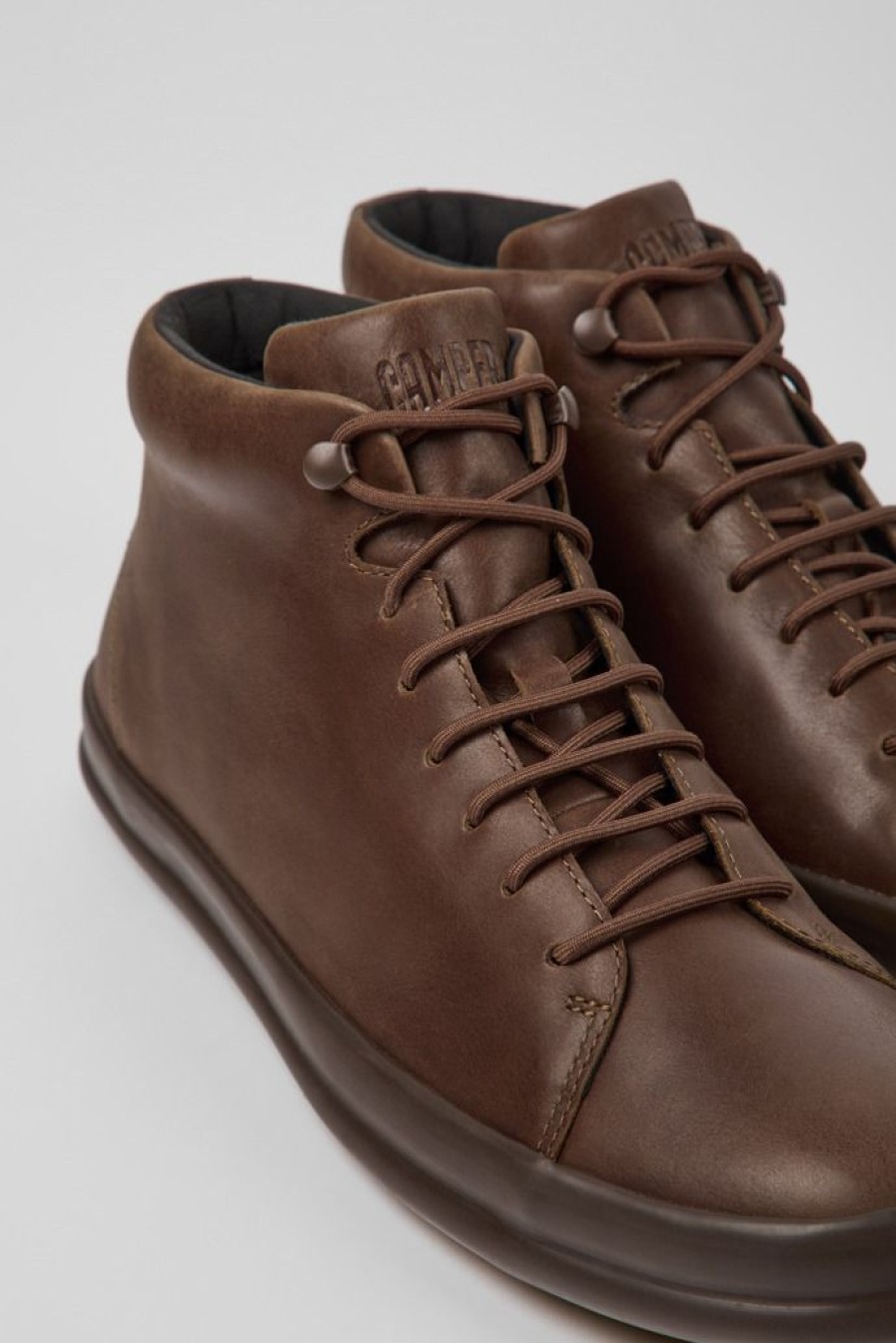 Camper Zapatos Casual | Botin Marron Para Hombre