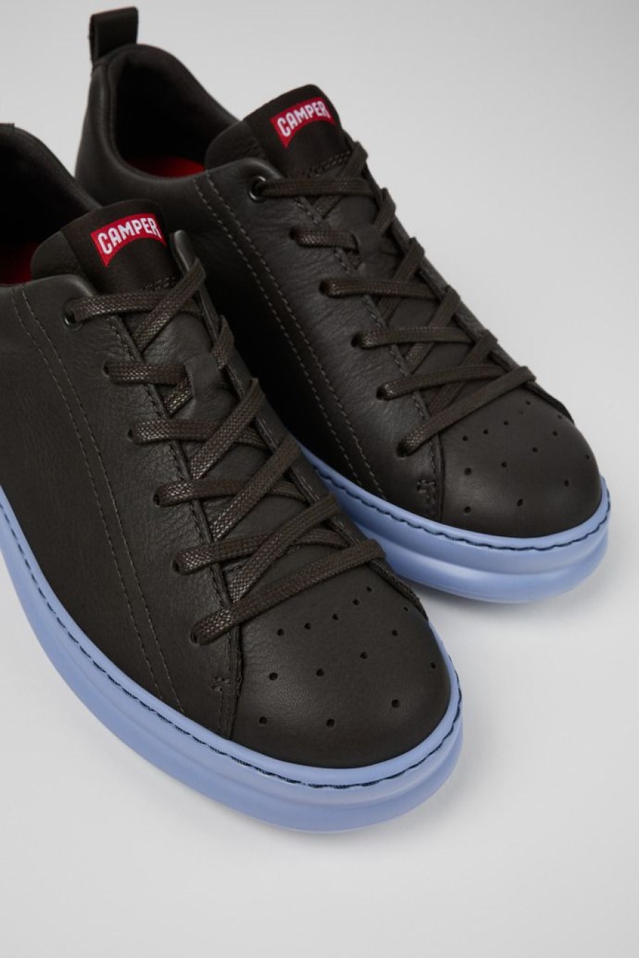 Camper Zapatillas | Sneaker De Piel Gris Para Hombre