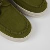 Camper Zapatos Casual | Nautico De Tejido Verde Para Hombre