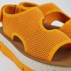 Camper Sandalias | Sandalia De Tejido Naranja Para Mujer