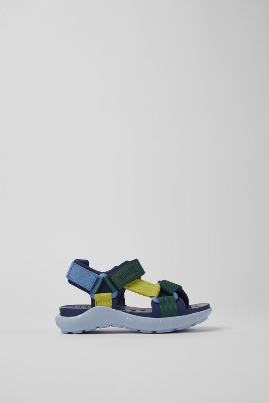 Camper Sandalias | Sandalias Multicolores De Tejido Para Ninos