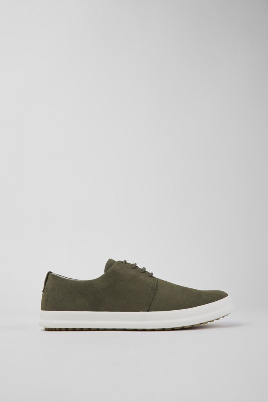 Camper Zapatos Casual | Zapatos Verdes De Nobuk Para Hombre