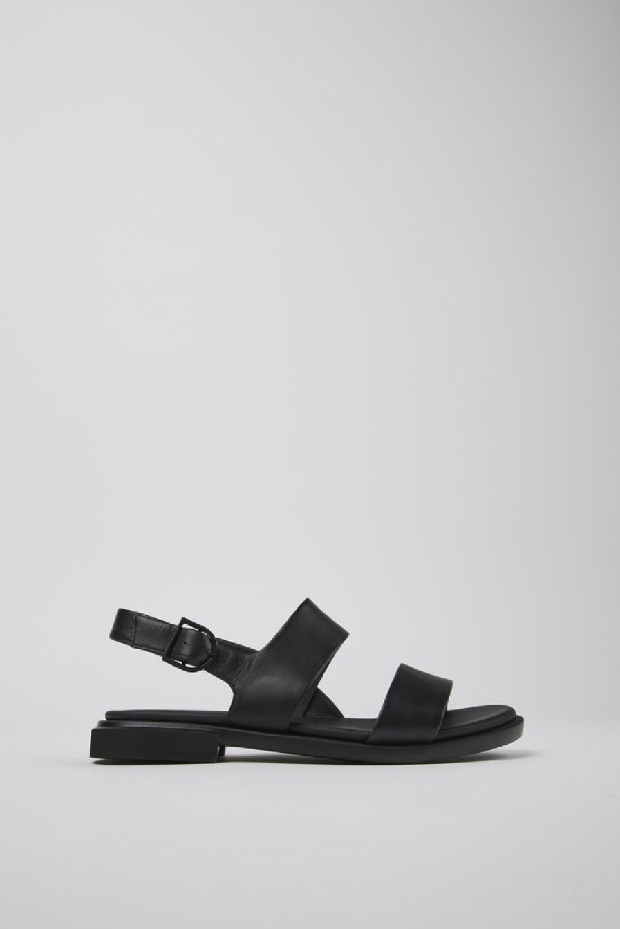 Camper Sandalias | Sandalia De Piel Negra Para Mujer