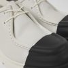 Camper Zapatos Planos | Zapatos Blancos De Piel Sin Tenir Para Mujer