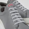 Camper Zapatos Casual | Sneaker De Piel Gris Para Hombre