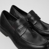 Camper Zapatos De Vestir | Mocasin Clasico Negro