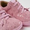 Camper Zapatillas | Zapatos De Nobuk Rosa