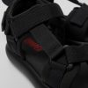 Camper Sandalias | Sandalia De Tejido Negra Para Hombre