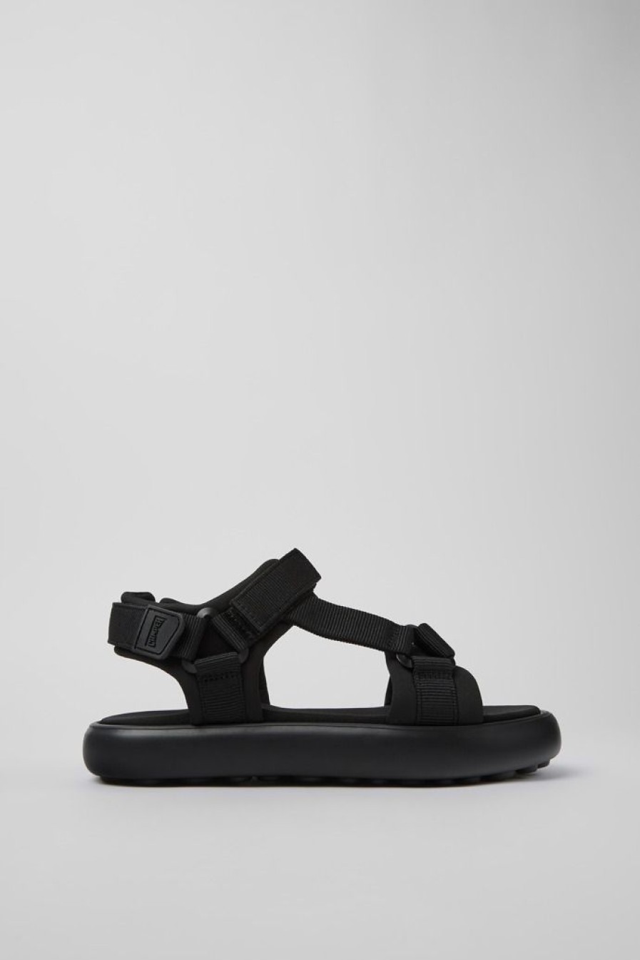 Camper Sandalias | Sandalia De Tejido Negra Para Hombre