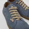 Camper Zapatos Casual | Zapato De Nobuk Azul Para Mujer