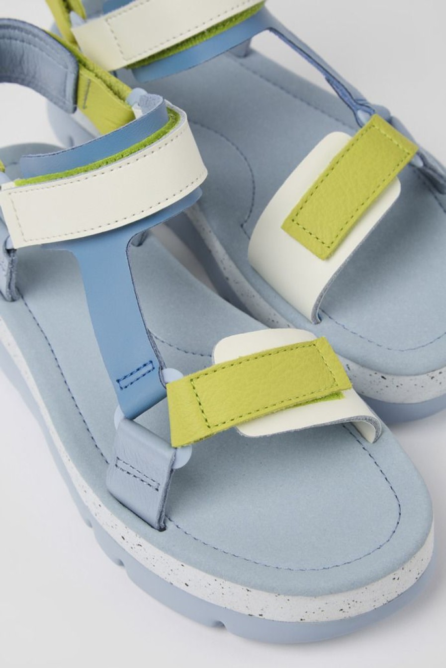 Camper Sandalias | Sandalias De Piel Multicolores Para Mujer