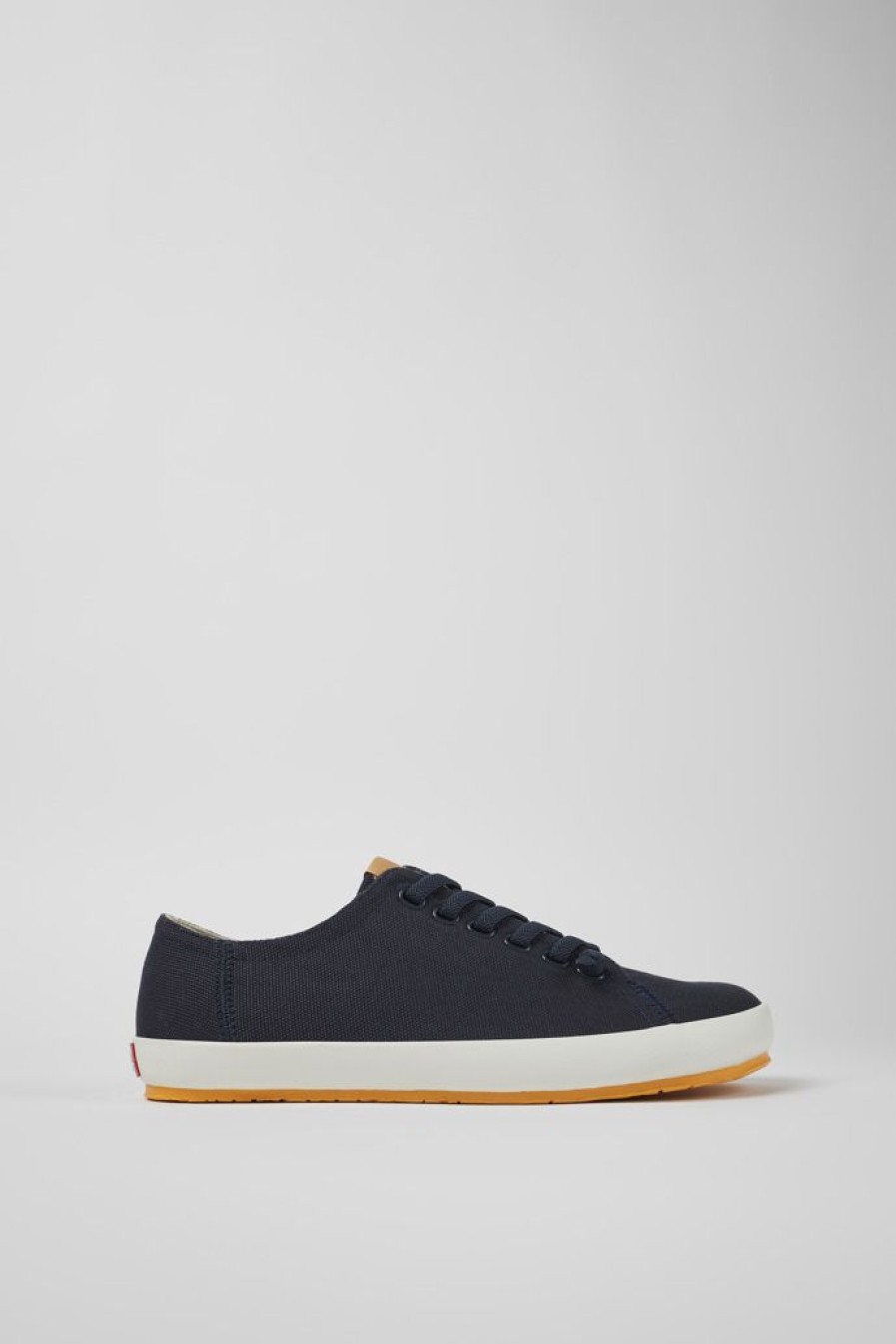 Camper Zapatillas | Sneaker De Tejido Azul Para Hombre