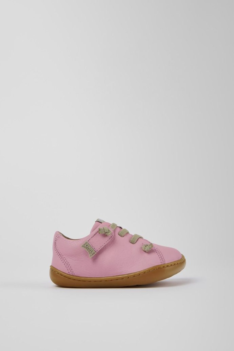 Camper Zapatillas | Zapatos De Piel Rosa