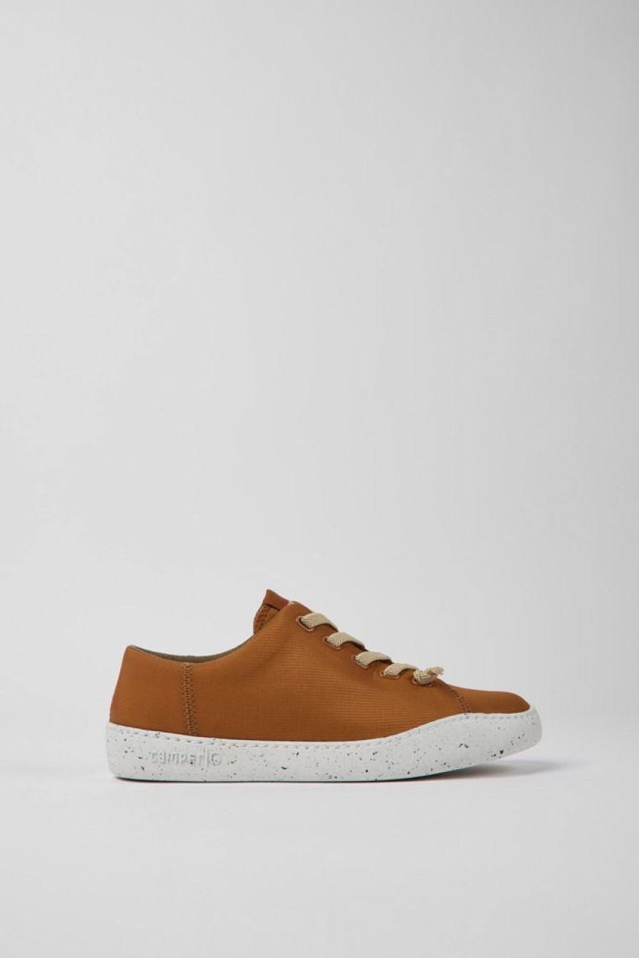 Camper Zapatillas | Sneakers Marrones De Tejido Para Mujer