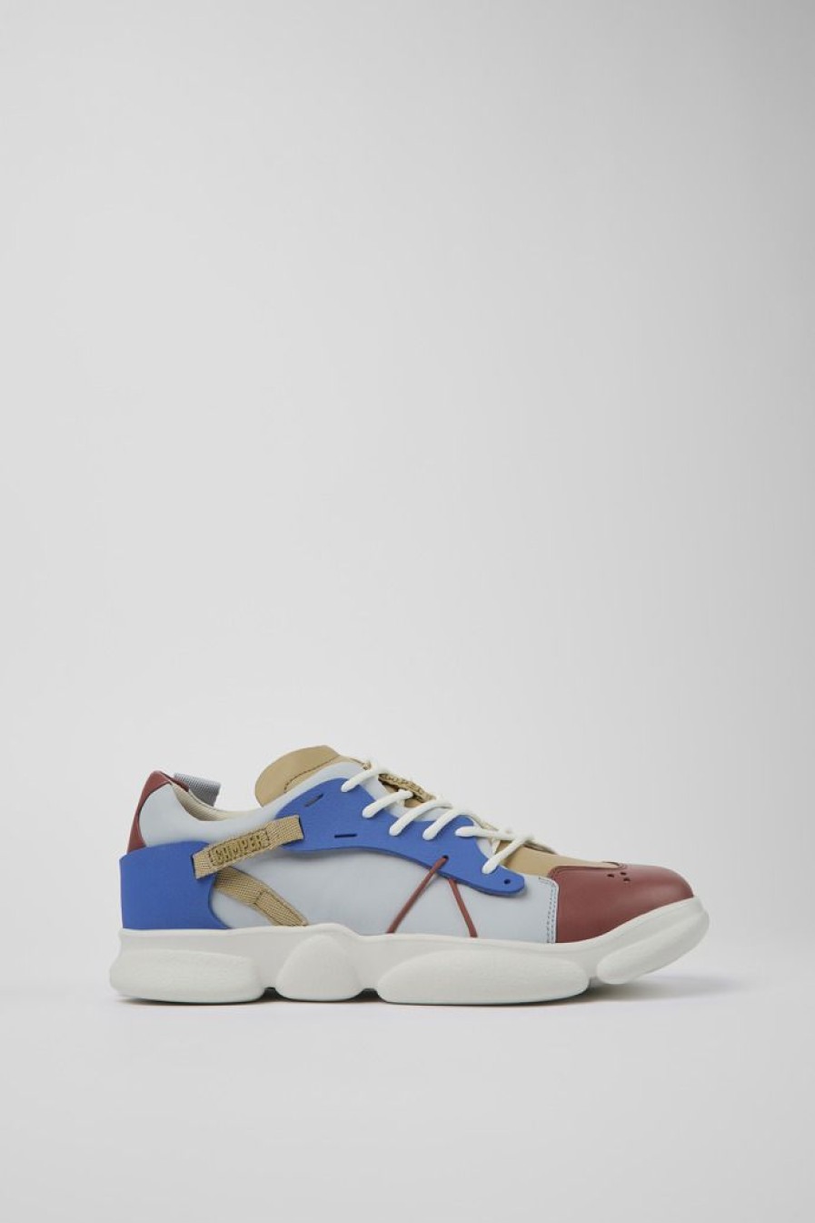 Camper Zapatillas | Sneaker De Piel/Tejido Multicolor Para Hombre