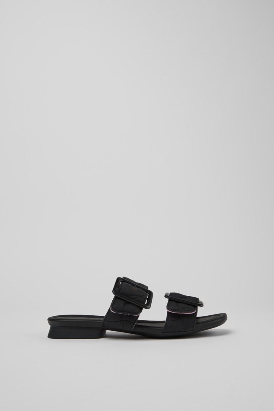 Camper Sandalias | Sandalias De Pet Reciclado Negras Para Mujer