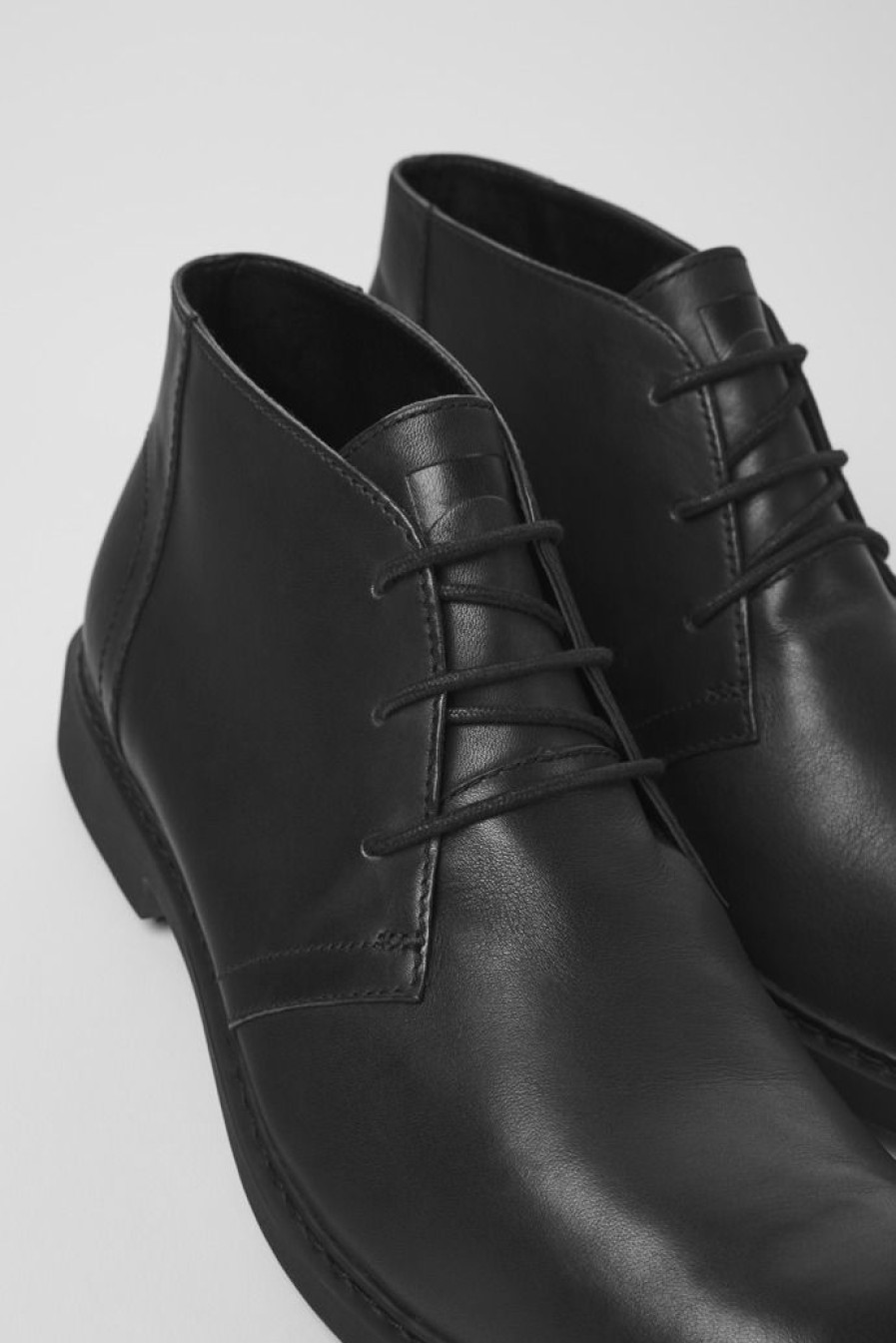 Camper Zapatos De Vestir | Botin Negro Para Hombre