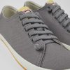 Camper Zapatillas | Sneaker De Tejido Gris Para Hombre