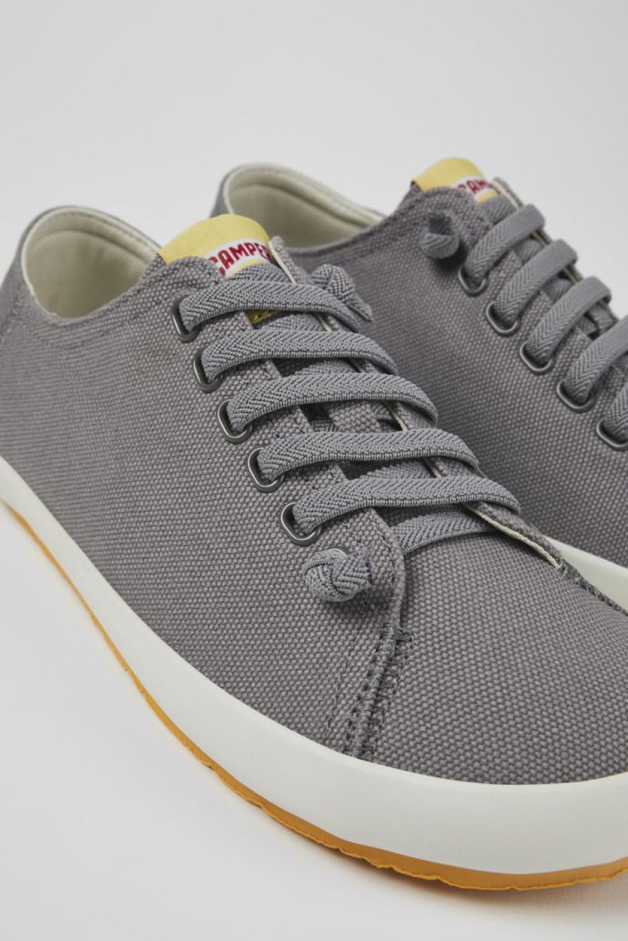 Camper Zapatillas | Sneaker De Tejido Gris Para Hombre