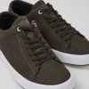 Camper Zapatillas | Sneakers Grises De Nobuk Para Hombre