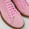 Camper Zapatillas | Sneaker De Nobuk/Piel Rosa Para Mujer