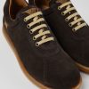 Camper Zapatos Casual | Zapatos Grises De Nobuk Vegetal Para Hombre