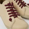 Camper Zapatos Casual | Zapatos Beiges De Piel Para Mujer