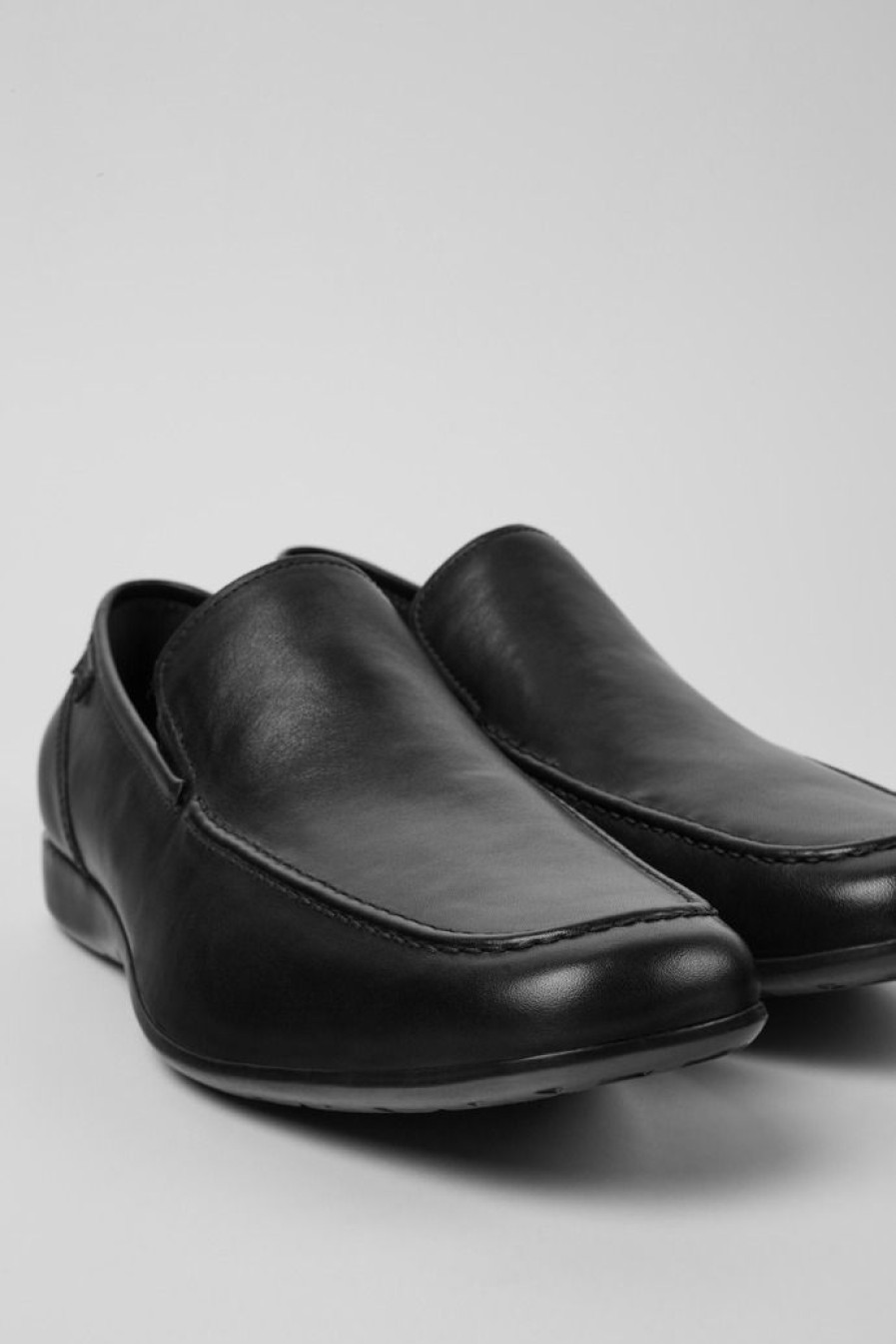 Camper Zapatos De Vestir | Mocasin Negro Para Hombre