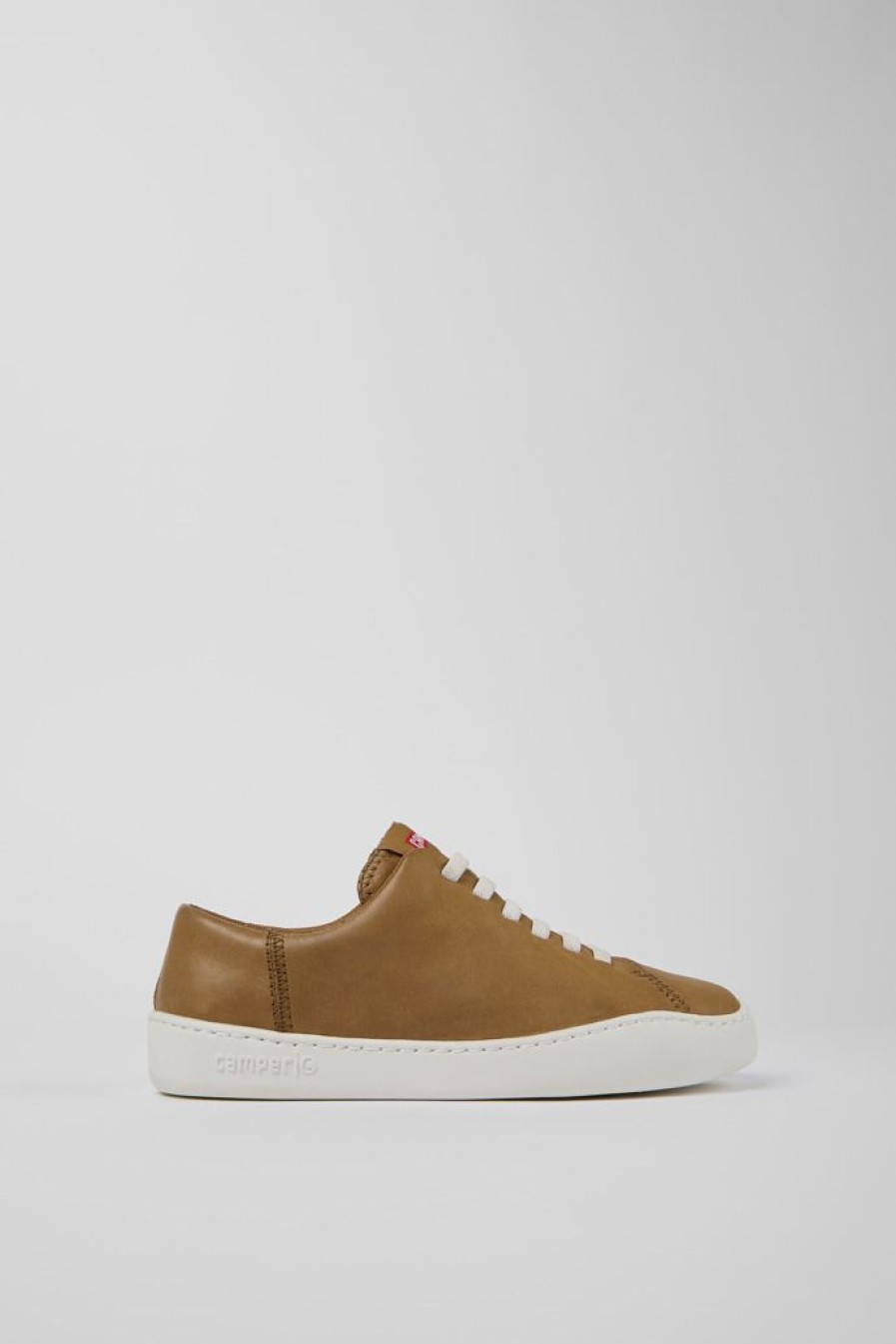 Camper Zapatillas | Sneaker De Piel Marron Para Mujer