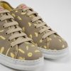 Camper Zapatillas | Sneakers Multicolores De Nobuk Y Piel Para Hombre