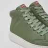 Camper Zapatillas | Sneakers Verdes De Piel Para Mujer